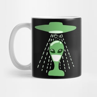 Alien In Face Mask - Social Distancing Quarantine Drawing Mug